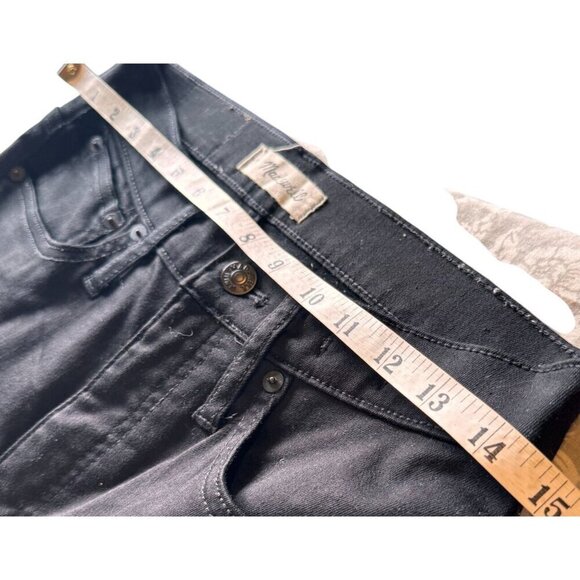 Madewell Black Cali Demi-Boot   Stretch Denim Jeans Women's Size 27 - Picture 6 of 8